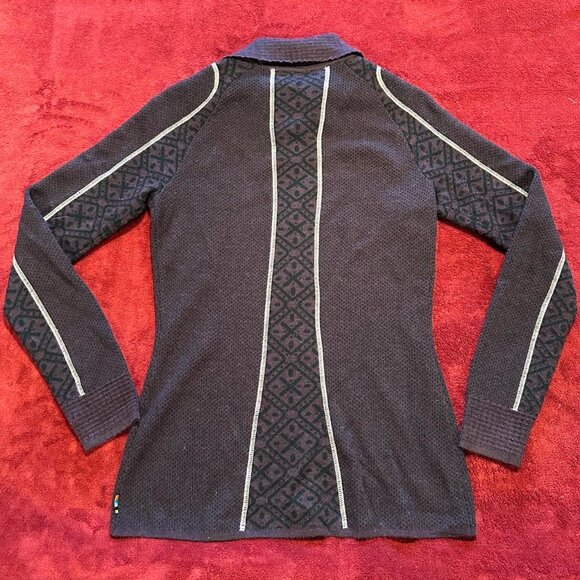 Smartwool Women's Purple and Black Jumper - Picture 3 of 3